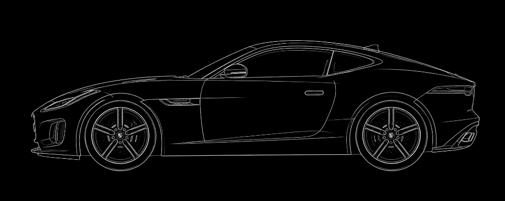 Jaguar F-Type Silhouette