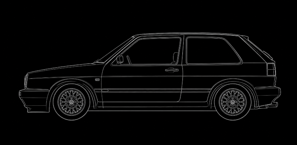 Volkswagen Golf II GTI Silhouette