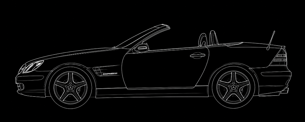 Mercedes SLK Silhouette
