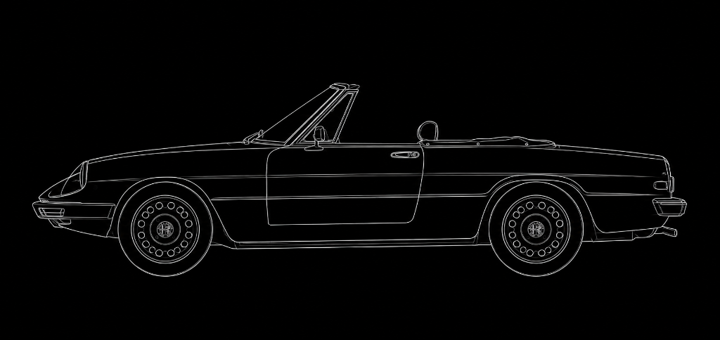 Alfa Romeo Spider Silhouette